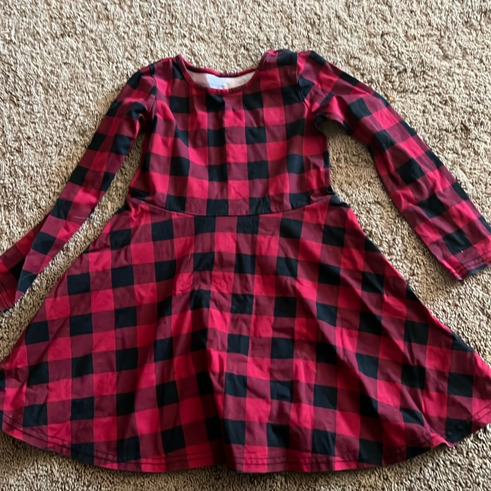 Red Plaid 4t Dress
